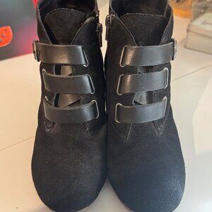 Dolce Vita black suede booties
